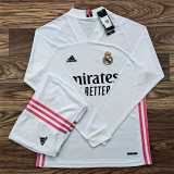 Long sleeve 20-21 Real Madrid home Set.Jersey & Short High Quality
