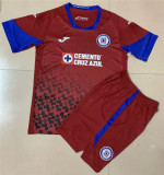20-21 Cruz Azul Third Away Set.Jersey & Short High Quality