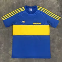 1981 CA Boca Juniors home Retro Version Thailand Quality