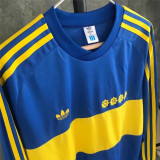 Long sleeve 1981 CA Boca Juniors home Retro Version Thailand Quality