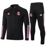 20-21 Real Madrid (black) Jacket Adult Sweater tracksuit set