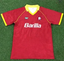 90-91 AS Roma home Retro Jersey Thailand Quality