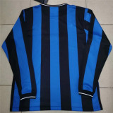 Long sleeve 09-10 Inter milan home Retro Jersey Thailand Quality