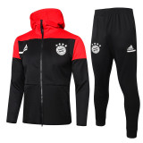 20-21 Bayern München (black) Jacket and cap set training suit Thailand Qualit