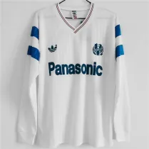 Long sleeve 1990 Marseille home Retro Jersey Thailand Quality