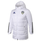 20-21 Leeds United (White) Jcotton-padded clothes Soccer Jacket