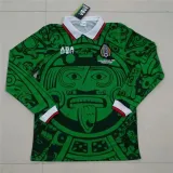 Long sleeve 1998 Mexico Away Retro Jersey Thailand Quality