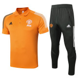 20-21 Manchester United (orange) Polo Jersey Thailand Quality seit