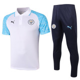 20-21 Manchester City (White) Polo Jersey Thailand Quality seit