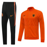 20-21 Netherlands (orange) Jacket Adult Sweater tracksuit set
