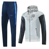 20-21 Chelsea (grey) Windbreaker Soccer Jacket  Training Suit