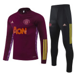 20-21 Manchester United (Red) Adult Sweater tracksuit set