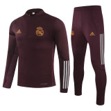 20-21 Real Madrid (Red) Adult Sweater tracksuit set
