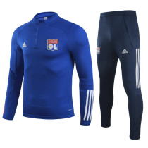 20-21 Olympique Lyonnais (blue) Adult Sweater tracksuit set
