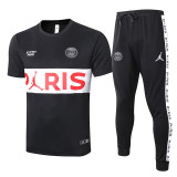 20-21 Paris Saint-Germain (Jordan) black Polo Short Training Suit