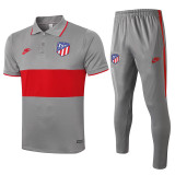 20-21 Atletico Madrid (grey) Polo Jersey Thailand Quality suit