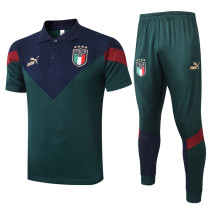 20-21 Italy (green) Polo Short Training Suit