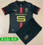 Kids kit 21-22 Stade Rennais F.C.(120 Years Souvenir Edition) Thailand Quality