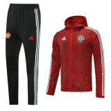21-22 Manchester United (Red) Windbreaker Soccer Jacket Training Suit