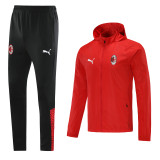 21-22 AC Milan (Red) Windbreaker Soccer Jacket Training Suit
