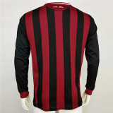 Long sleeve 09-10 AC Milan home Retro Jersey Thailand Quality