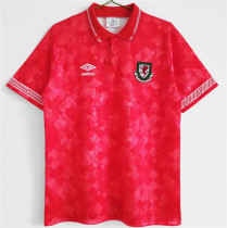 1990-1992 Wales home Retro Jersey Thailand Quality