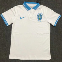 2021 Brazil (White) Polo Jersey Thailand Quality