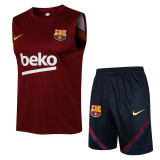 21-22 FC Barcelona (Gilet) Set.Jersey & Short High Quality