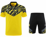 21-22 Borussia Dortmund (Polo Jersey) Set.Jersey & Short High Quality