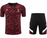 21-22 AC Milan (Training clothes) Set.Jersey & Short High Quality