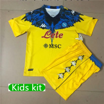 Kids kit 21-22 SSC Napoli (Goalkeeper) Thailand Quality