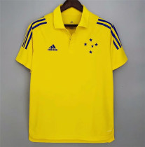 21-22 Cruzeiro (yellow) Polo Jersey Thailand Quality