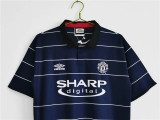 99-00 Manchester United Away Retro Jersey Thailand Quality