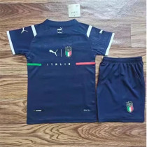 Kids kit 2021 Italy home  goalkeeper  Thailand Quality