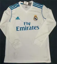 Long sleeve 17-18 Real Madrid home Retro Jersey Thailand Quality