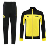 21-22 Borussia Dortmund (black) Jacket Adult Sweater tracksuit set