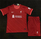 21-22 Liverpool home Set.Jersey & Short High Quality