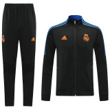 21-22 Real Madrid (black) Jacket Adult Sweater tracksuit set