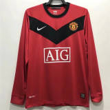 Long sleeve 2010 Manchester United home Retro Jersey Thailand Quality