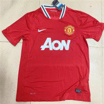 11-12 Manchester United home Retro Jersey Thailand Quality