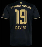 DAVIES 19# 21-22 Bayern München Away Fans Version Thailand Quality