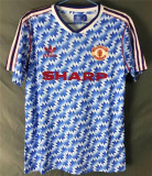 90-92 Manchester United Away Retro Jersey Thailand Quality