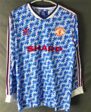90-92 Manchester United Away (Long sleeve) Retro Jersey Thailand Quality