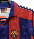 Long sleeve 96-97 FC Barcelona home Retro Jersey Thailand Quality