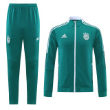 21-22 Bayern München (green) Jacket Sweater tracksuit set