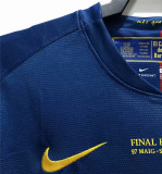 Long sleeve 08-09 FC Barcelona (UEFA version) Retro Jersey Thailand Quality