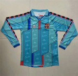 Long sleeve 96-97 FC Barcelona Away Retro Jersey Thailand Quality