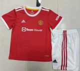 Kids kit 21-22 Manchester United home Thailand Quality