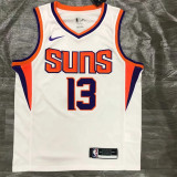 Phoenix Suns 太阳队 白色 13号 纳什