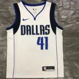 Dallas Lone Ranger 独行侠 主场 白色 41号 诺维斯基